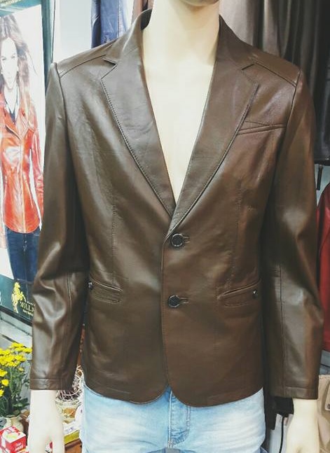 Áo nam da thật MX108 - Bulltino Leather