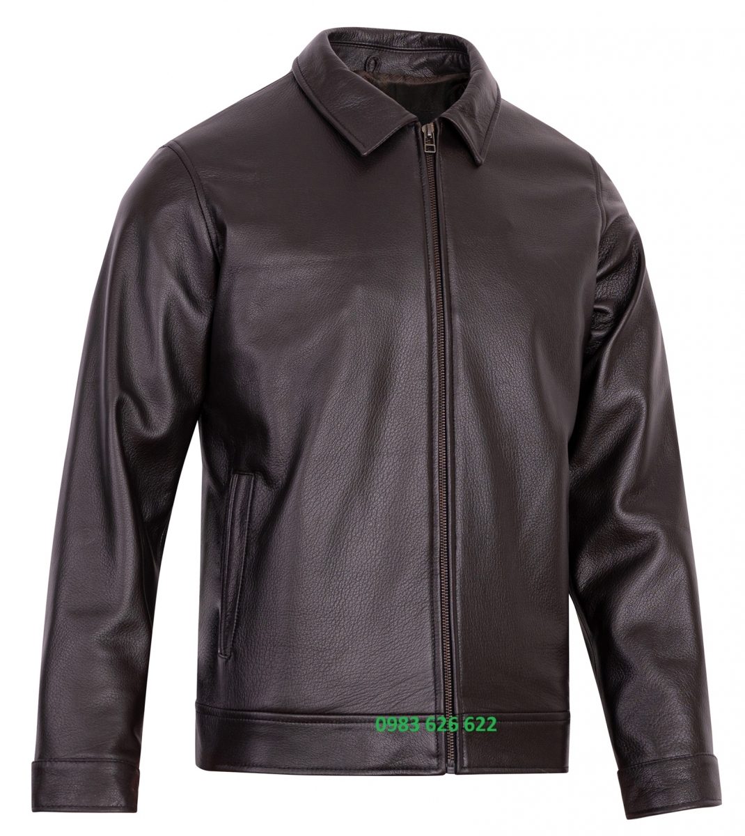 áo khoác da thật nam