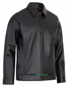 ÁO DA BÒ XỊN DÁNG CỔ BẺ CÓ ĐỘ BỀN CAO KHÔNG NỔ DA (101)